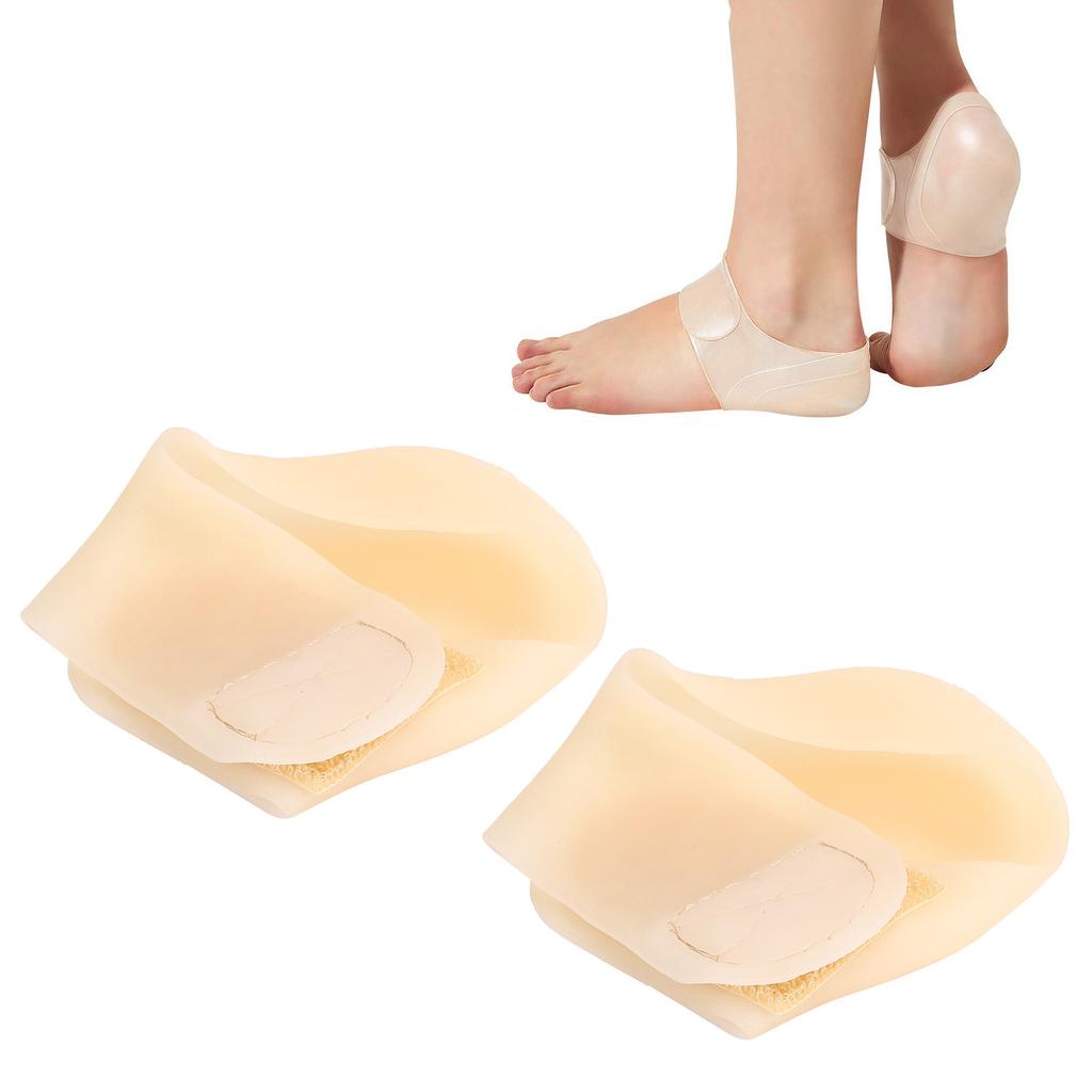 Silicone Heel Protector Stress Pain Relief Heel Wrap Pad for Plantar Fasciitis Foot Care