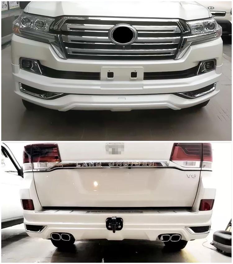 Toyota Land Cruiser 2016-2021 Front & Rear Body Kit for LC200 Bumper Modification