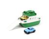 Green Toys Ferry Boat with Mini Car Bath Toy, 10" X 6.6" X 6.3", FRBGW-1290