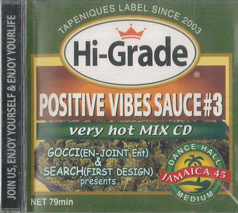 

CD SEARCH GOCCI POSITIVE VIBES SAUCE3 TNMC003 TAPENIQUES 2004 Japan Reggae Ska Dub Used