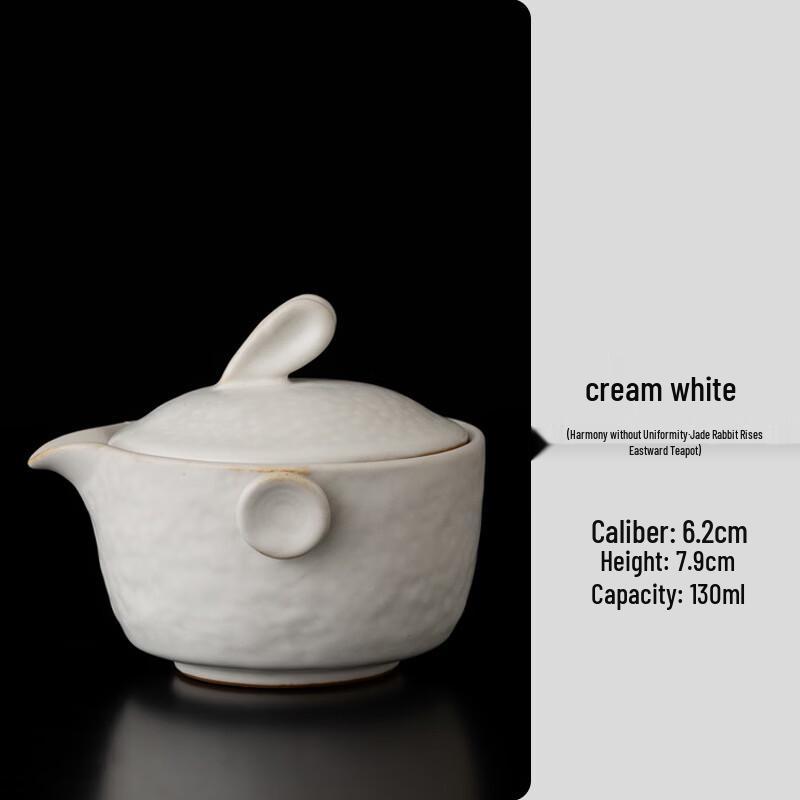 Shangqi Cream White Jade Rabbit Tea Set