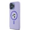 Karl Lagerfeld Klhmp15Xscmkcrhu Iphone15 Pro Max 6.7 Fioletowy/Purple Hardcase Silicone Karl&Choupette Heads Ring Magsafe