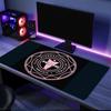 Inter Miami Fc Crest mouse pad, rubber base, esports desk mat, mouse pad for gamers and office use, gaming desk , easy to clean mat