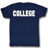 Animal House College Navy Adult T-Shirt