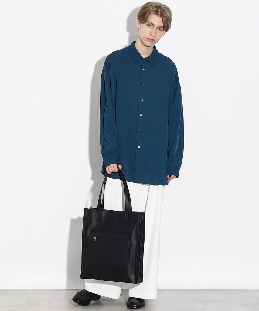 TK Takeo Kikuchi Saffiano 2-Weg Tote Tas, Zwart (419) 00