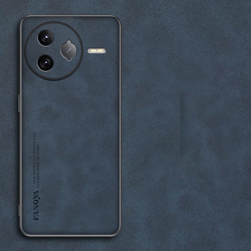 

Простой кожаный удобный замшевый чехол для Redmi K80 Pro 5G Мягкий силиконовый защитный чехол для линз Жесткий противоударный чехол Redmi K70 Ultra K60 Pro Redmi K80 Pro синий