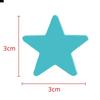 100PCS 3CM night light sticker, luminous wall sticker, fluorescent sticker, pink three night light star sticker