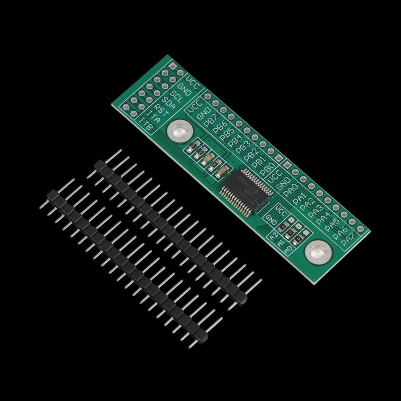 MCP23017-E/SS I2C Interface To 16IO IIC Input/Output Expansion Board Module MCP23017 Chip 3.0V-5.5V For Arduino C51