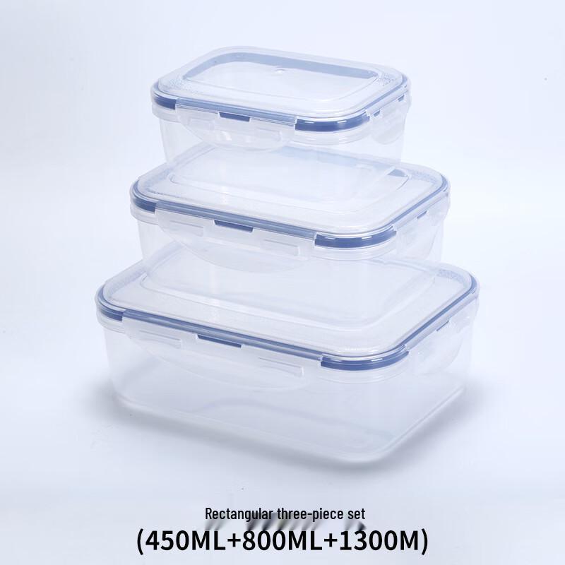 Ruhan Rectangular Food Storage Container Set (6-Piece)