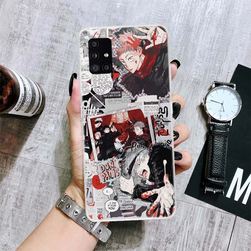 

Чехол для телефона Jujutsu Kaisen Gojo Satoru для Samsung Galaxy A52 A53 A12 A13 A22 A23 A32 A33 A72 A73 A42 A02S A03S 5G A50S, чехол Coq Samsung A03S
