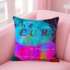 Band The Cure Cushion Cover Linen Pillowcase Cover Soft Decor For Sofa Home Room