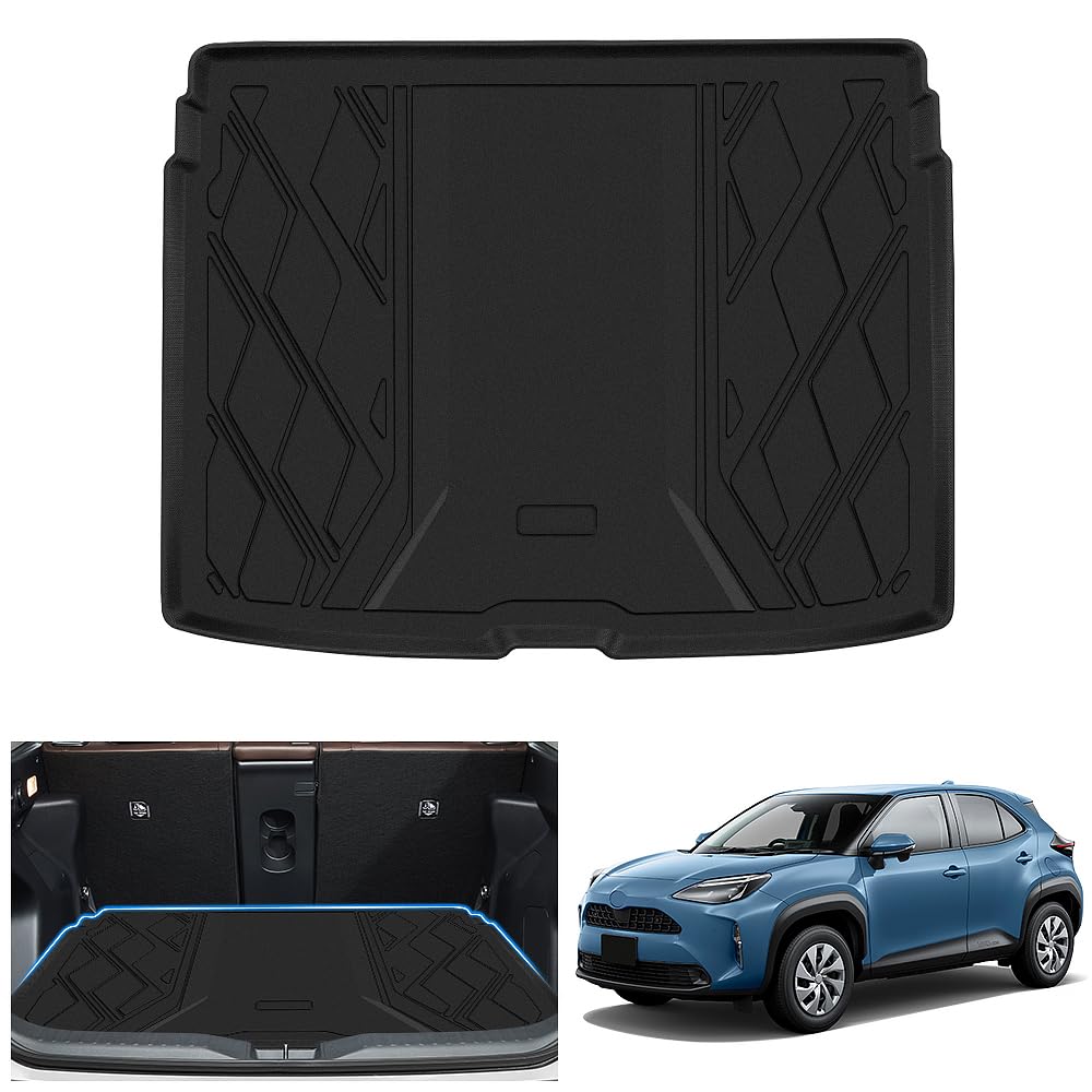 Yaris Cross Luggage Mat, Designed for Vehicles, 3D Trunk Mat, TPE Material, Cargo Mat,