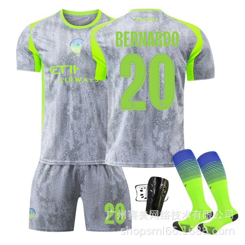 

25-26 Manchester City s Champions League No. 9 Harland Football Uniforms Set 10 Sherki 47 Foden 16 Rodrigo L