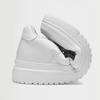 2025 Nuove Scarpe Aumenta Altezza per Uomo 8cm Sneakers Elevator Invisibili Pelle Bianca Sport Zapatillas De Hombre Taglia Grande 46