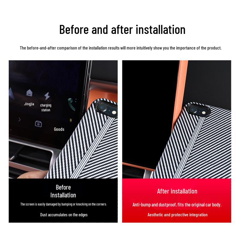 Equation Leopard Titanium 7 Silicone Screen Protector for Center Console and Rearview Mirror