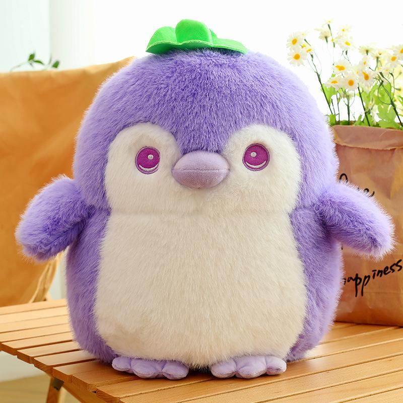 Fruit Penguin Plush Toy Fairy Peach Transformation Penguin Doll Doll Children Sleeping Pillow Birthday Gift