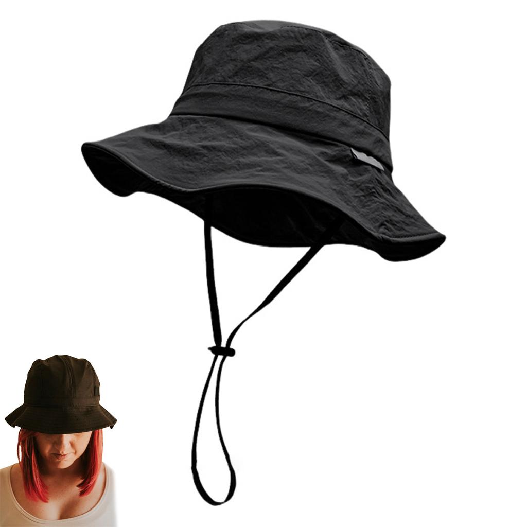 UV Protection Summer Hiking Fisherman Hat Sun Shade Quick Dry Camping Cap Foldable Hat for Travel Fishing