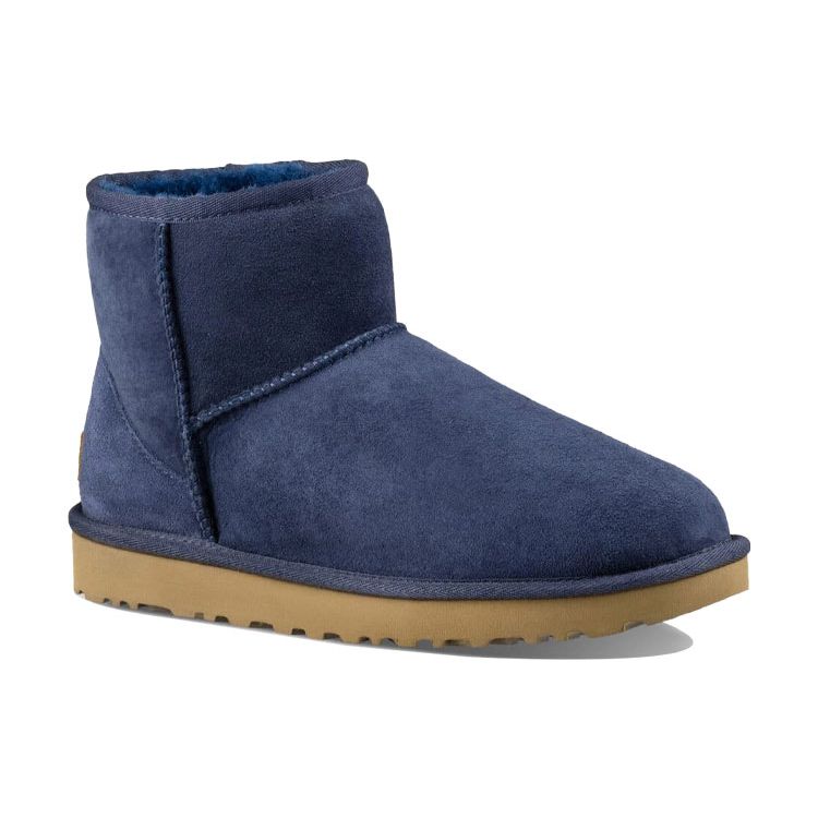 UGG Classic Mini Ii Boot Women Boots Navy-Blue 1016222-NAVY