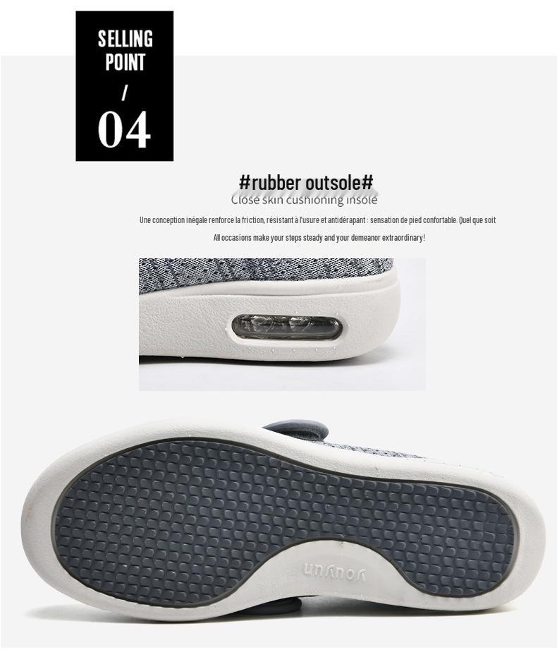 Healthy Step Adjustable Wide-Fitting Shoes for Seniors - Unisex