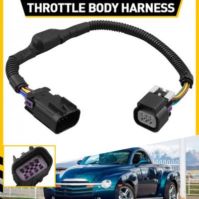 8 Pin To 6 Pin Throttle Body Adapter Harness 25383922 For 2003-07 GM Trucks V8 A