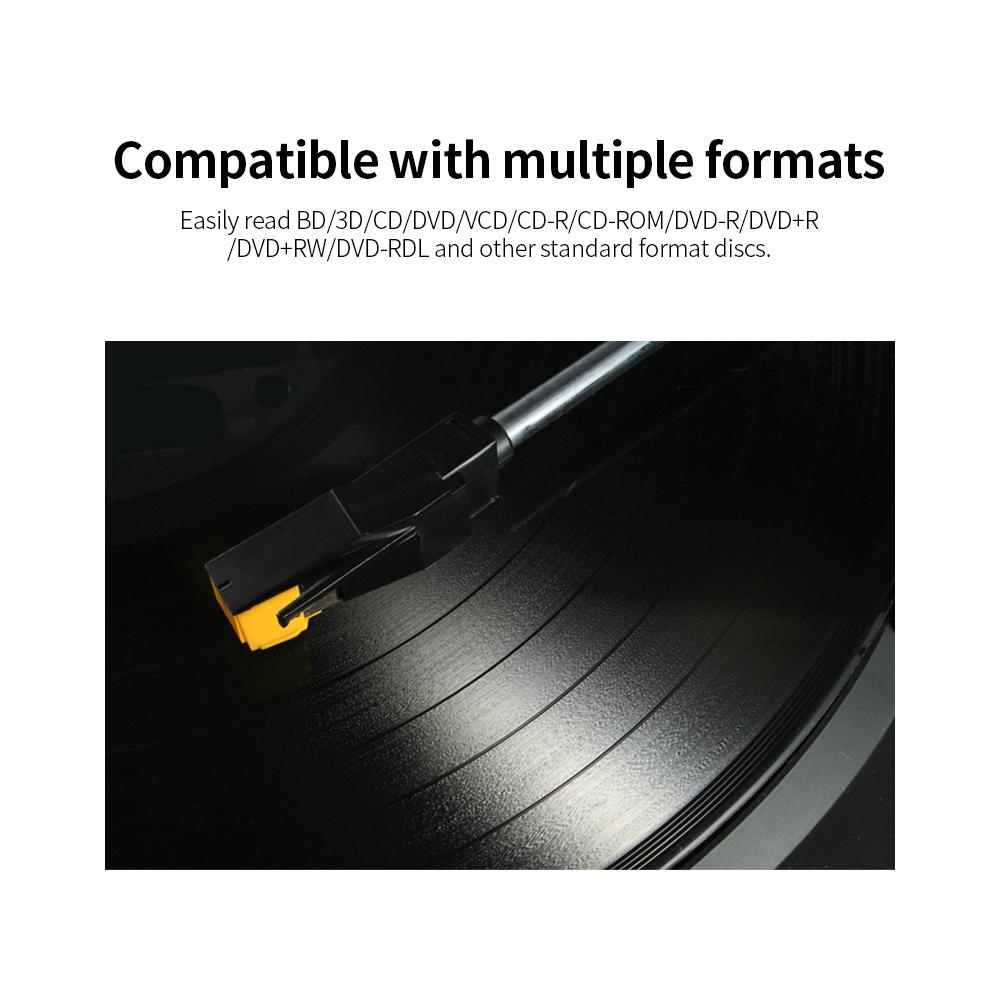 USB3.0 Suction Bluray Burner Drive External Opticaldrive Portable DVD Disc Recorder for