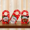 Christmas KT Board Doll Doorknob Hanging Christmas Pendant Hotel Shopping Mall Home Christmas Decorations
