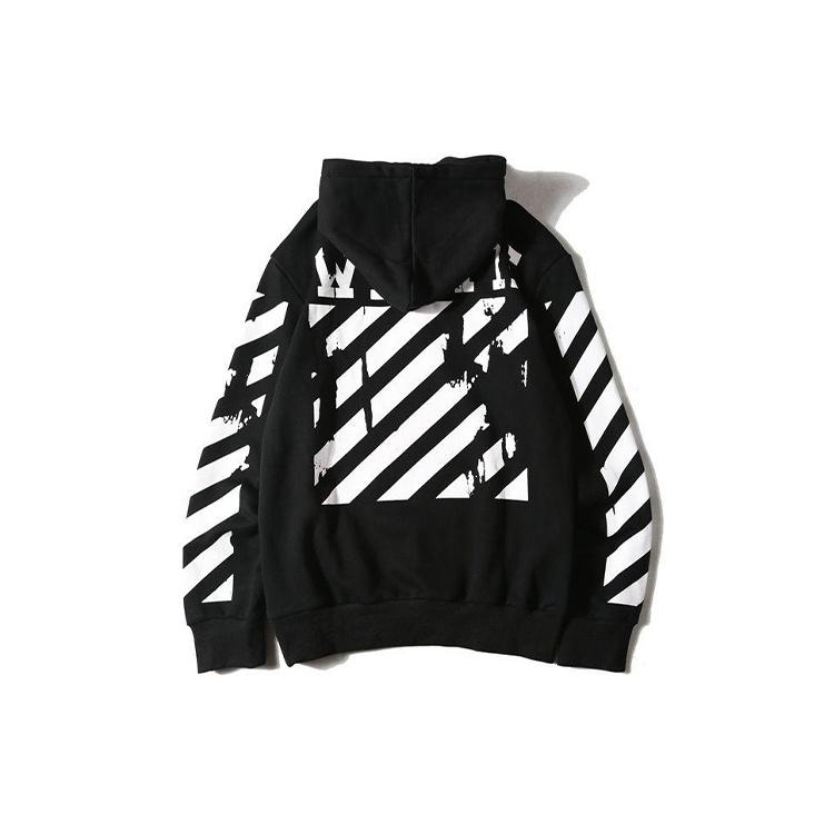 Off-White Caravaggio Hooded Sweatshirt Black Men's OMBB003S160030061088