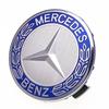 Bilklistremerke For Mercedes Benz 75MM Bilstyling Felgsentre Deksel Navkapsler Erstatning For Mercedes Benz W211 W203 W204 W210 W1