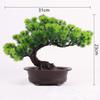 2PC Artificial Plant Welcome Pine Artificial Flower Water Plant Accessories Green Plant Bonsai