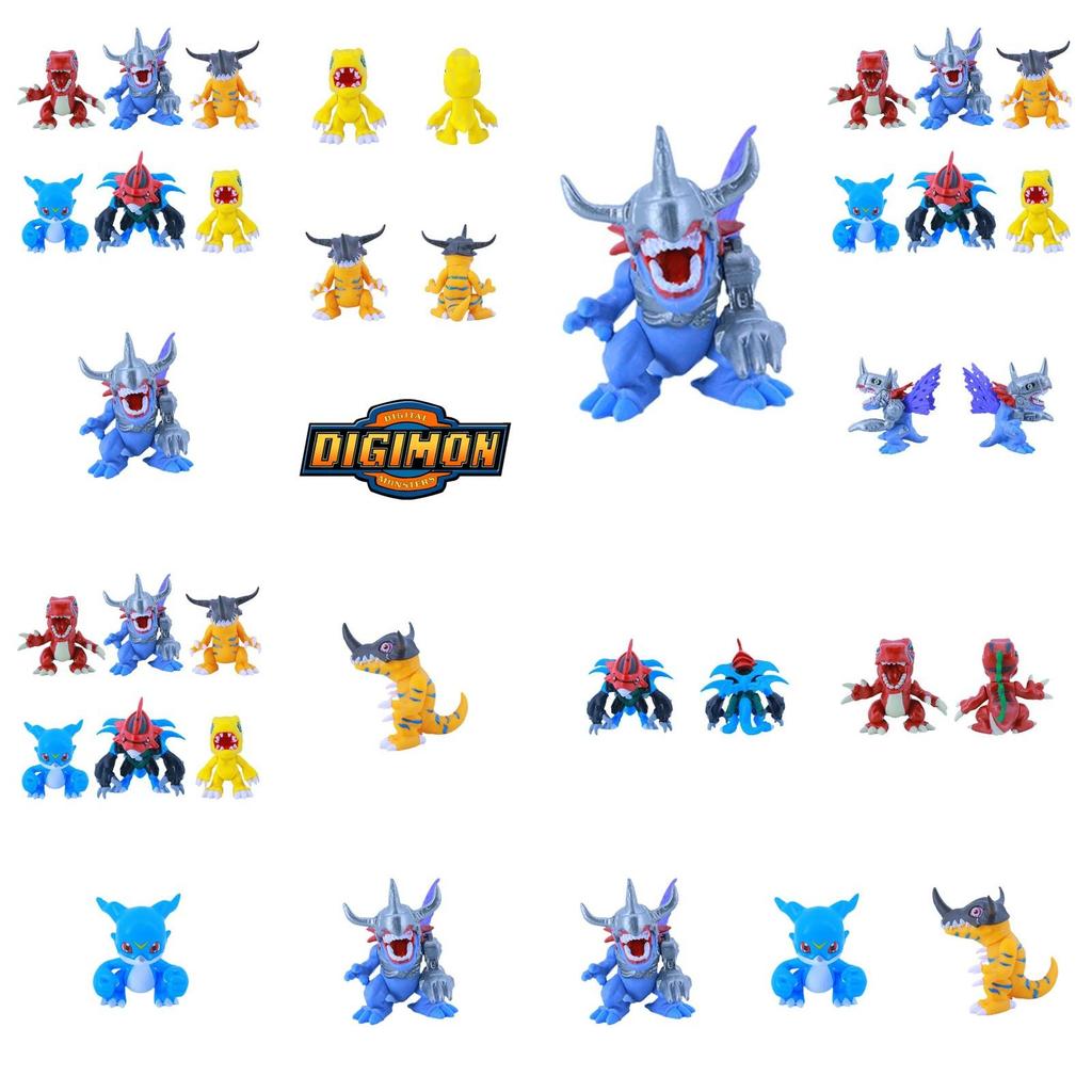 Cute And Adorable Digital Monster Pvc Toys For Display