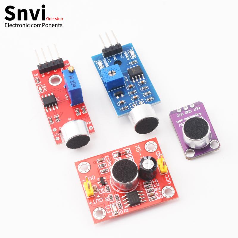 Snvi Sound Sensor Module Sound Control Sensor MAX4466 MAX9814 Switch Detection Whistle Switch Microphone Amplifier For Arduino