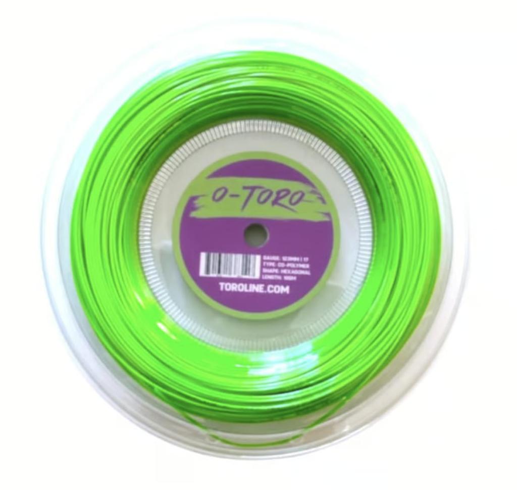 TOROLINE O-TORO Tennis String 1.23mm (17G) Hexagonal Co-Polyester Monofilament Reel