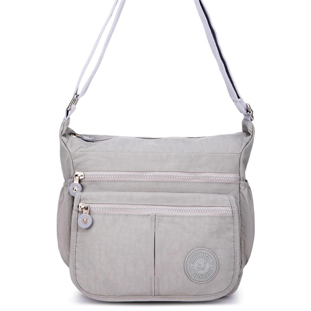 2025 Nylon Women Messenger Bags Waterproof Zipper Package Canvas Travel Crossbody Bag Fashion Female Totes Shoulder Bag