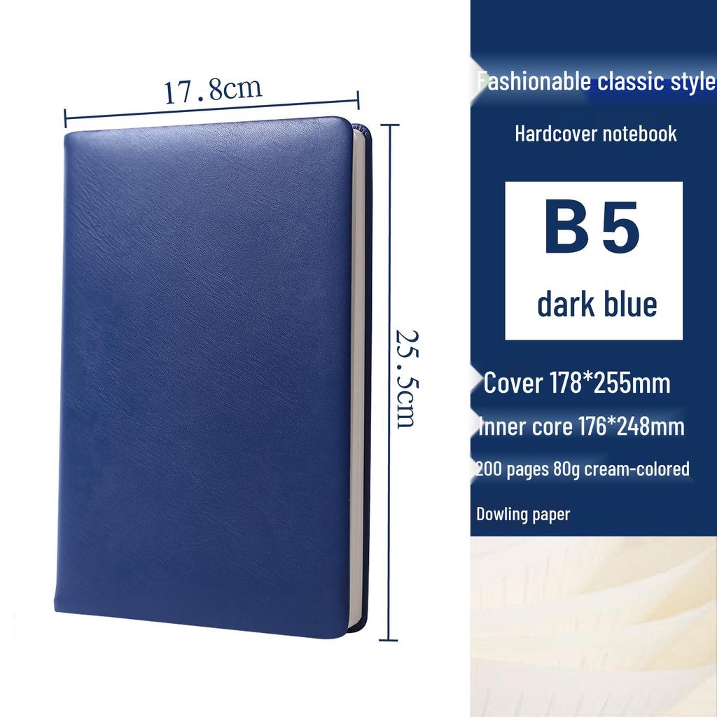 Korean Style Leather Cover Creative Diary Notebooks - Set of 5