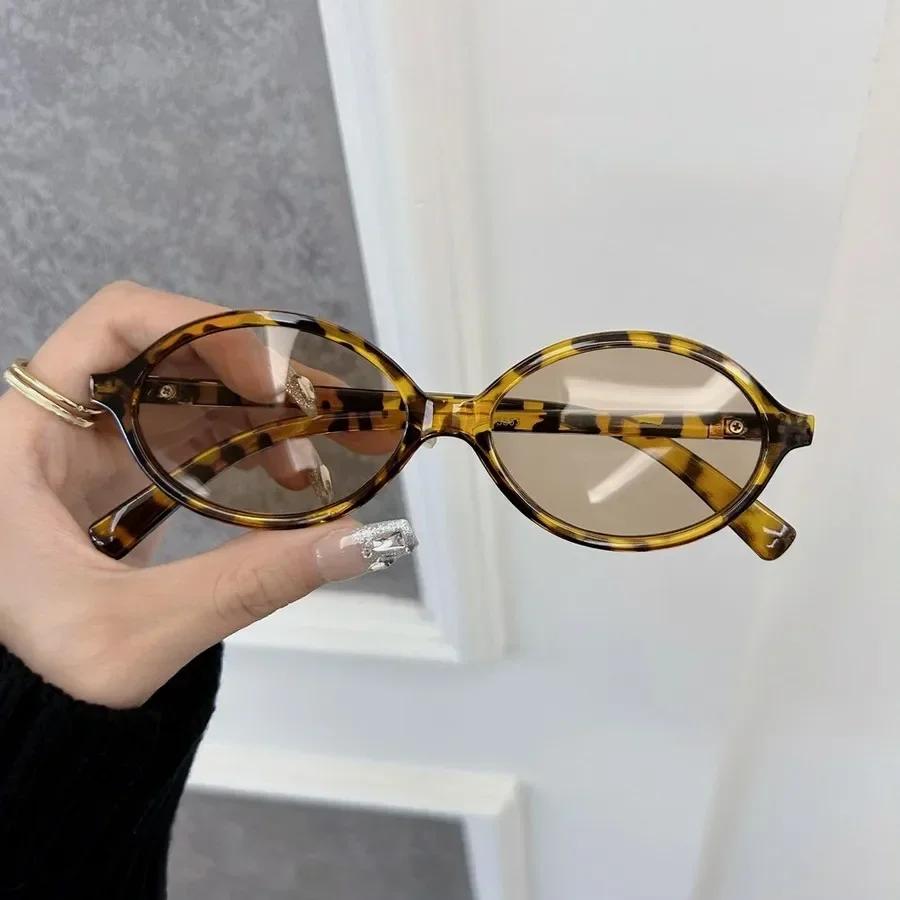 Fashion Oval Sunglasses Women Men Brand Designer Luxurious Sun Glasses Female Outdoor Casual Travel