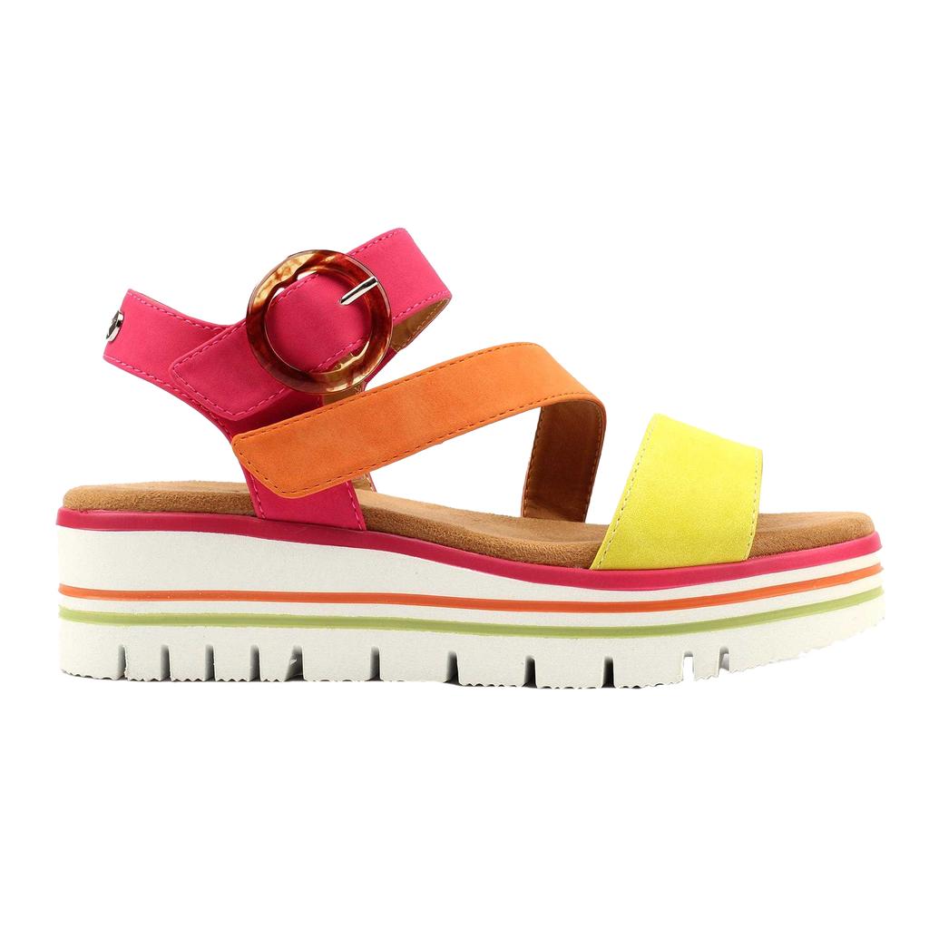 Lunar Womens/Ladies Issy Colour Block Sandals