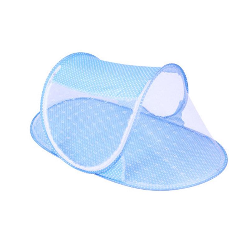 Baby Mosquito Net A Foldable No Installation Bottom Secured Zippered Mongolian Yurt Support Mosquito Net for Infants and Baby