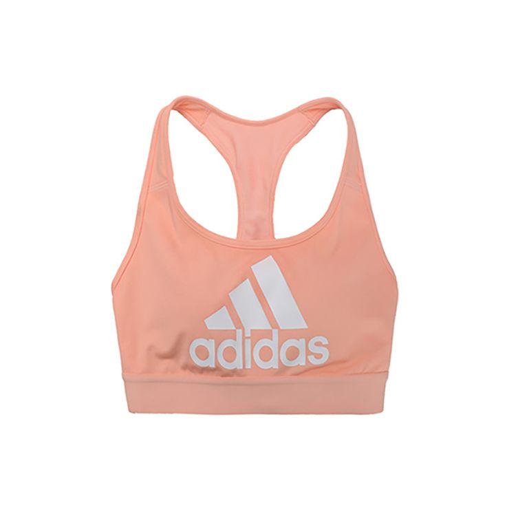 Adidas Medium Intensity Fitness Sports Bra Women Underwear Pink FH8012