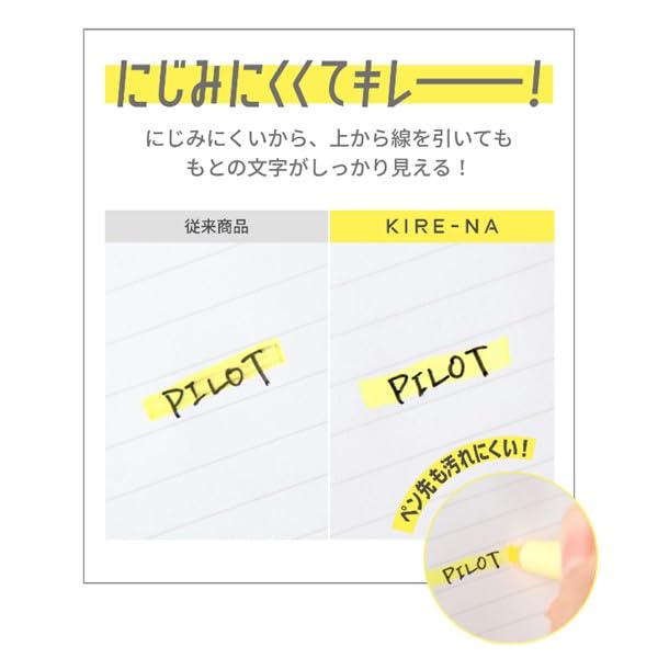 Pilot Highlighter Marker Kireena Pale 5-Color Set [All 2 Types]