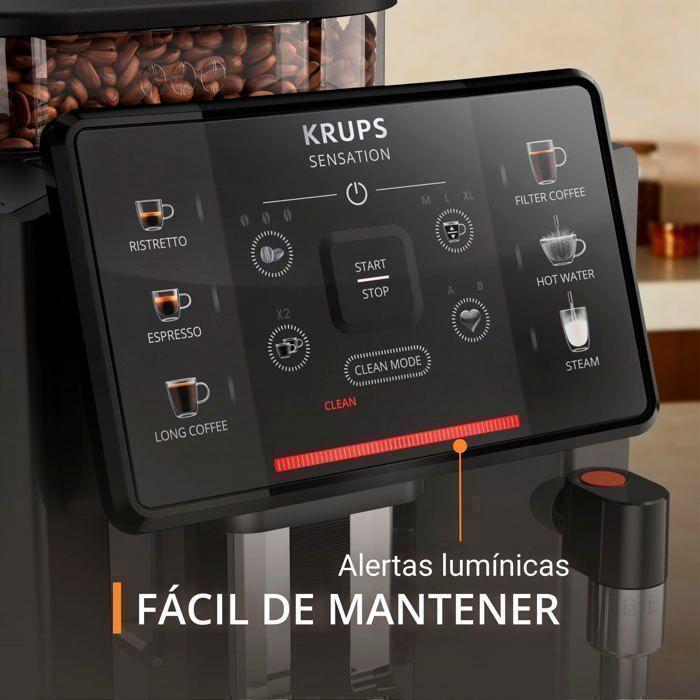 Vollautomatische Kaffeemaschine - krups - ea910810 - 1450 W - 4 Kaffeeoptionen - schwarz