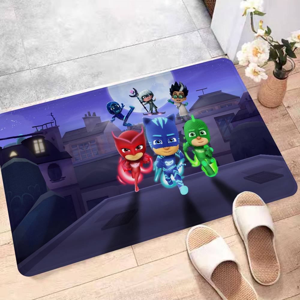 Cartoon PJ M-Masks Room Mats Retro Multiple Choice Living Room Kitchen Rug Non-Slip Welcome Rug
