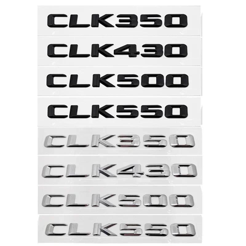 FCUI6 Car Tail Trunk Emblem Sticker Auto Old Style Letter Badge Decoration for Mercedes Benz CLK Class CLK350 CLK430 CLK500 CLK550