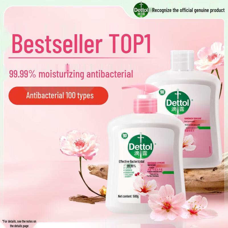 

Dettol Moisturizing & Protective Hand Wash (2 x 500g)