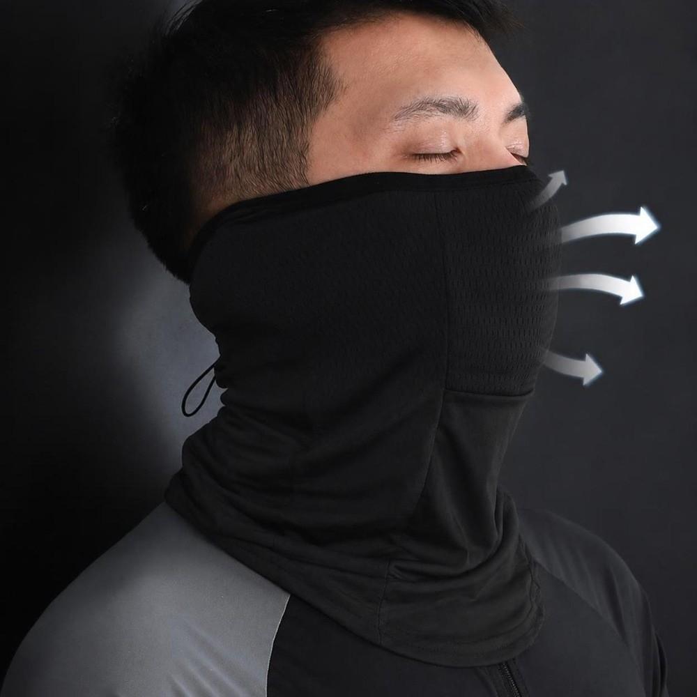 2PCS Breathable Neck Gaiter Face Cover Ice Silk Cycling Face Cover  Sports Training
