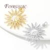 18K Vergoldete Sonne/Sterne Anhänger Charms Für Schmuck, DIY Ohrringe Herstellung Zubehör, Anhänger Halsketten Zubehör