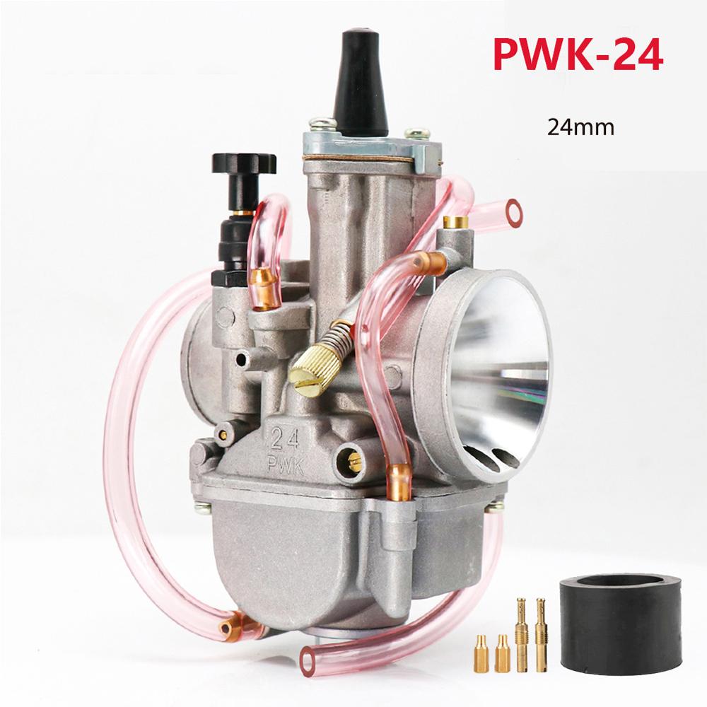 2T 4T Universal Keihin Koso Oko Motorcycle PWK Carburetor 21 24 26 28 30 32 34mm With Power Jet For Racing Motor