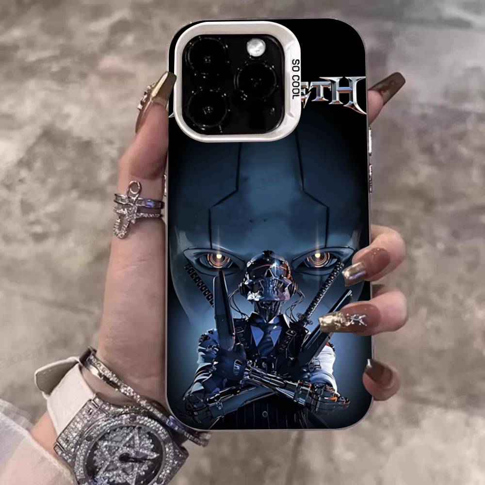 1pc Band M-MegadethS Rock Metal Phone Cases For IPhone 17 16 15 14 13 12 11 Plus Pro Max Pro Color Matte Cover