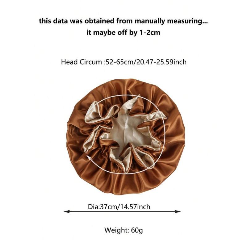 1pc Two Tone Satin Hat Silk Bonnet Satin Bonnet