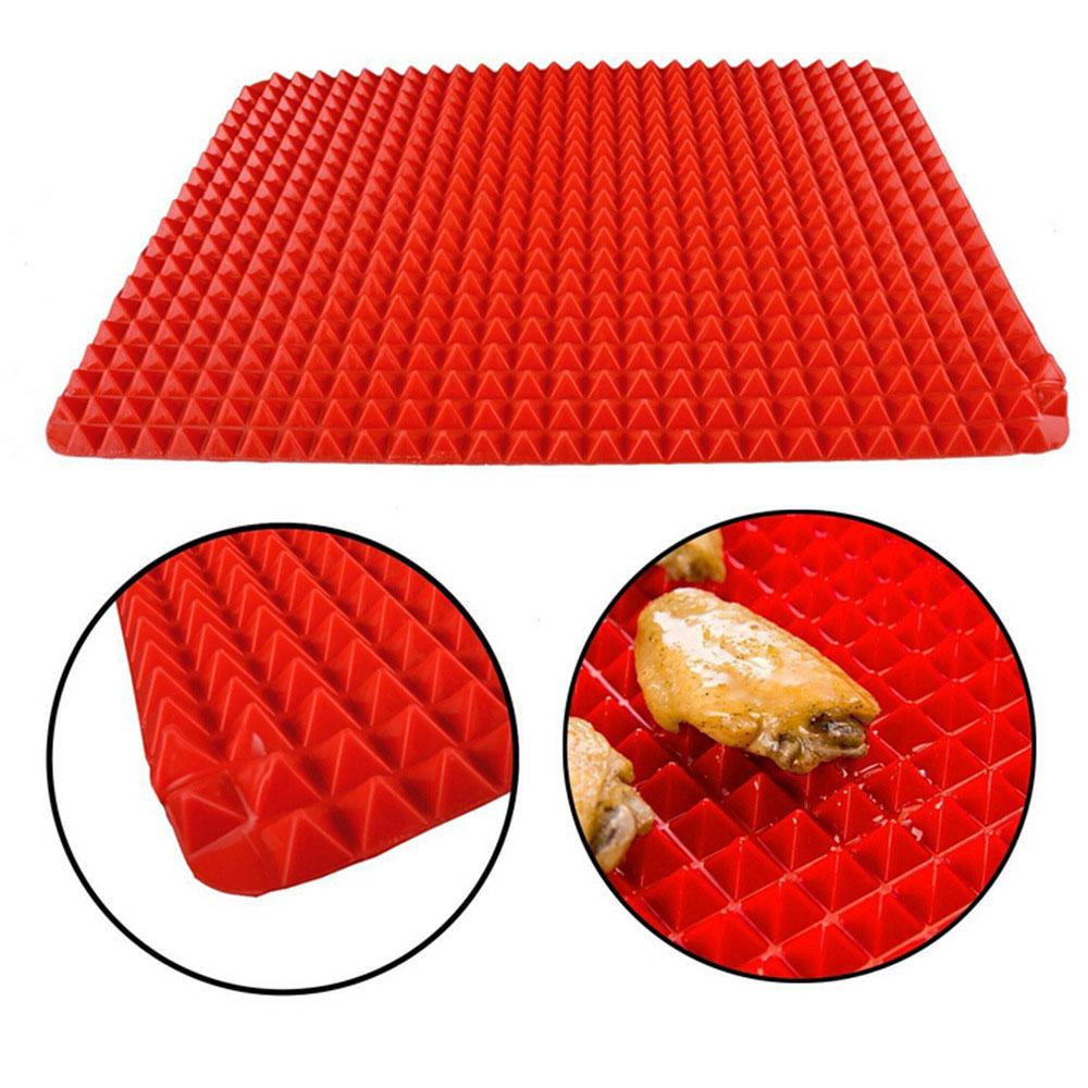 5 PCS TV Direct Original Healthy Chef Raised Baking Sheet Silicone Roasting Mat