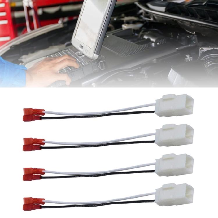 Automotive Speaker Connector Cable Wiring Connector Kit, for 1500 2500 3500 Car Stereos Enhancements Sturdy Construction